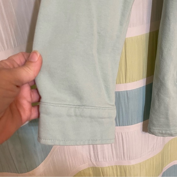 Avec Les Filles Anthropologie Mint Shacket Snap Button Oversized Sz Medium - Picture 4 of 9